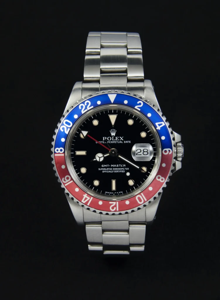 Rolex Watch With GMT Bezel