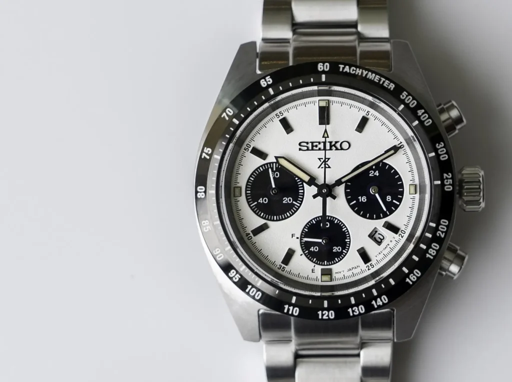 Seiko Watch With Tachymeter Bezel