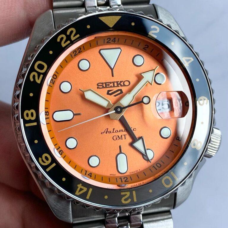 Seiko 5 Sports SSK005 GMT Watch Dial