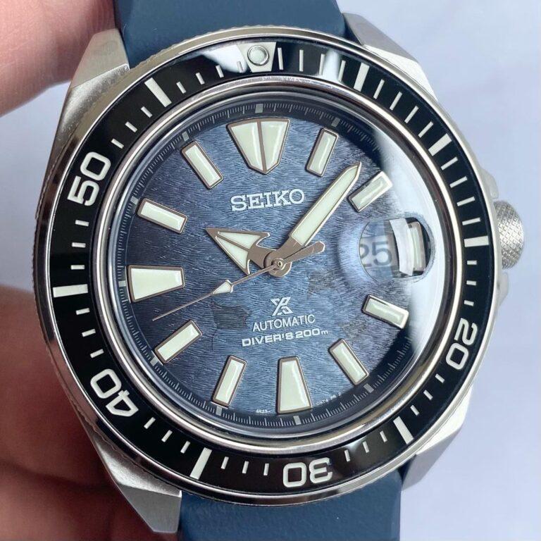 Seiko Samurai Save the Ocean Dial