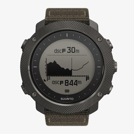 A close-up of Suunto Traverse Alpha watch