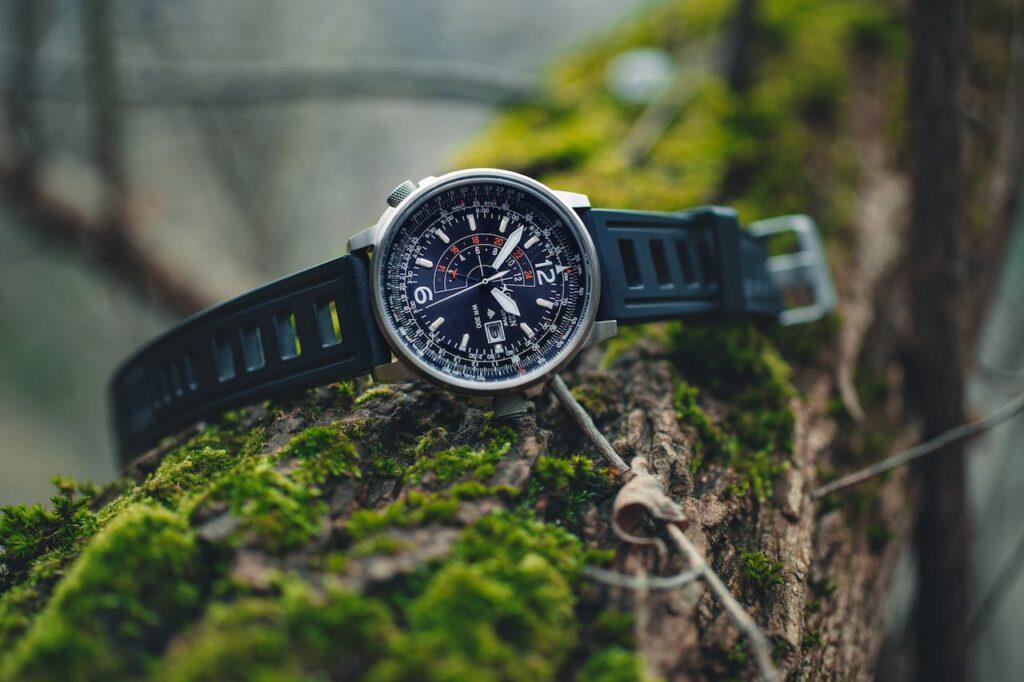 A traditional Citizen watch