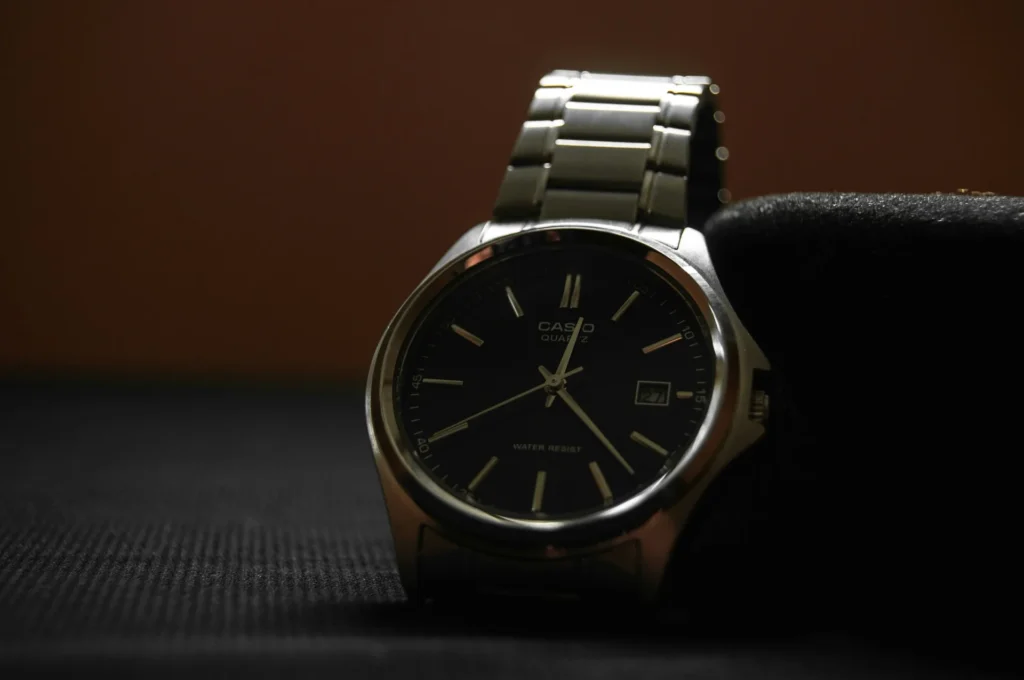 A Casio quartz watch