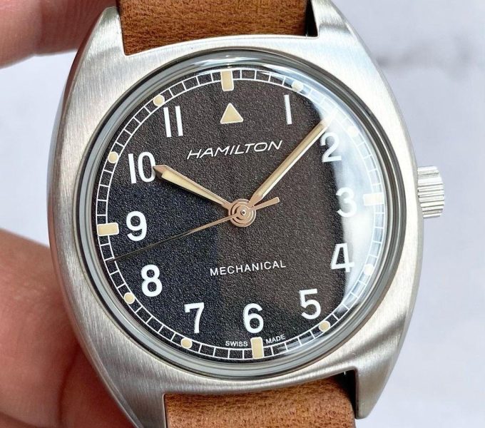 Hamilton H76419531 Pilot Pioneer Mechanical Watch Dial