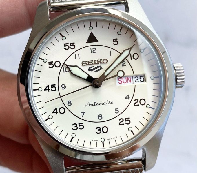 Seiko 5 Sports 'Flieger' SRPH21K1 Watch Dial